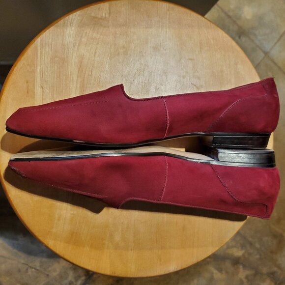 Calico red leather loafer size 10M - Picture 3 of 4